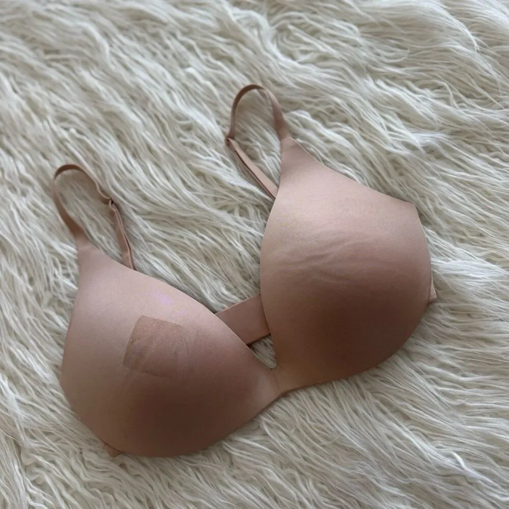 Skims Wireless Super Push up Bra Clay Size 32D - Picture 3 of 8